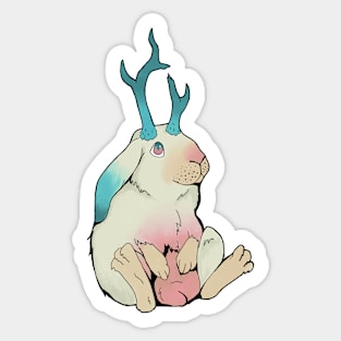 Trans Jackalope Sticker